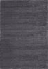 Softtouch 700 Soft Thick Plain Grey Rug, full view