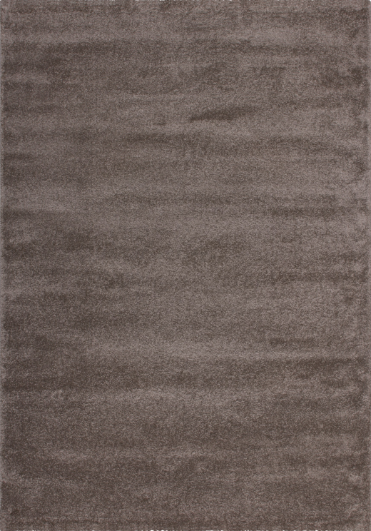 Softtouch 700 Soft Thick Plain Light Brown Rug, full view