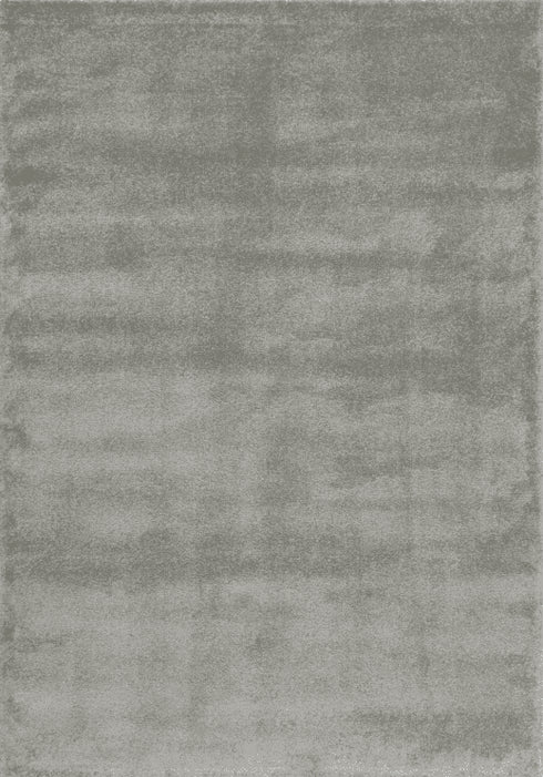 Softtouch 700 Soft Thick Plain Pastel Green Rug, full view