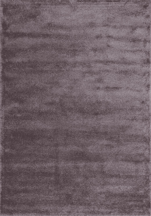 Softtouch 700 Soft Thick Plain Pastel Purple Rug, full view