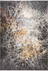 Artist 501 Multi Coloured Abstract Rug with Line Pattern, full view