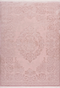 Pierre Cardin Vendome 700 Luxury Acrylic Pink Rug with Centre Medallion, full view
