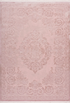 Pierre Cardin Vendome 700 Luxury Acrylic Pink Rug with Centre Medallion, full view
