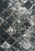 Greta 805 Rug with Faded Diamond Trellis, full view