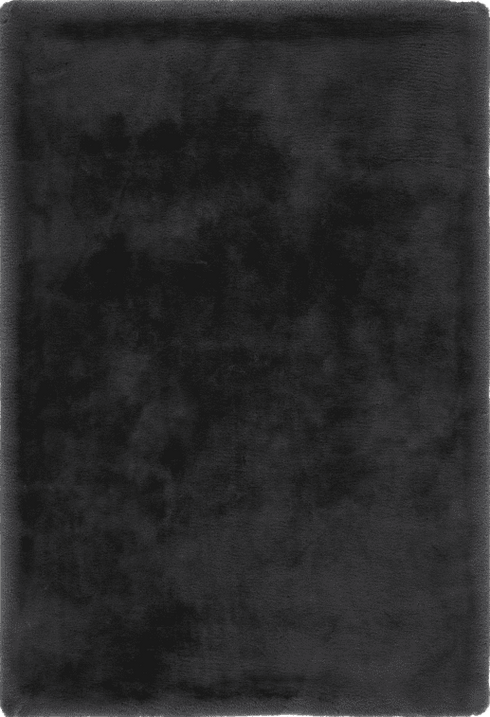 Heaven 800 Graphite Super Soft Fluffy Rug, full view