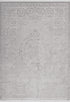 Pierre Cardin Vendome 700 Luxury Acrylic Silver Rug with Centre Medallion, full view