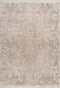 Pierre Cardin Vendome 702 Luxury Acrylic Beige Rug with Centre Medallion, full view