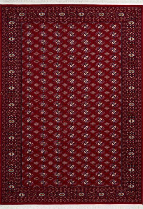 Royal 904 Traditional Red Rug with Border, full view
