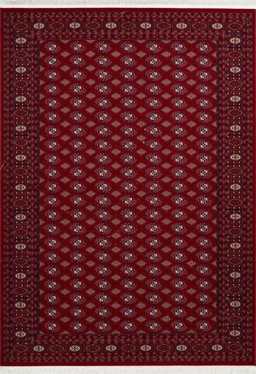 Royal 904 Traditional Red Rug with Border, full view