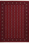 Royal 904 Traditional Red Rug with Border, full view
