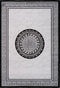 Aura 776 Modern Silver Grey Rug with Border and Centre Medallion, full view
