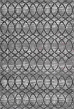 Aleyna 609 Silver Grey Diamond Rug