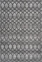 Aleyna 609 Silver Grey Diamond Rug, full view