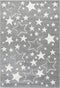 Amigo 329 Silver Stars Kids Rug, full view