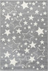 Amigo 329 Silver Stars Kids Rug, full view