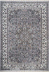 Classic 700 Silver Traditional Design Rug with Centre Medallion, full view