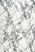 Marble 701 Silver Super Soft High Quality Fluffy Rug, full view