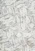 Marble 702 Silver Super Soft High Quality Fluffy Rug, full view