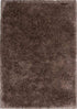 Monaco 444 Nougat Brown High Pile Shaggy Rug, full view