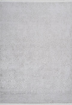 Noblesse 902 Luxury Silver Rug with Centre Medallion