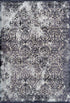 Pierre Cardin Elysee 900 Blue Silver Faded Rug, full view