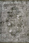 Pierre Cardin Elysee 902 Green Transitional Faded Rug with Medallion and Border, full view