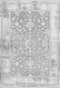 Pierre Cardin Opera 500 Silver High Quality Rug with Floral Design, full view