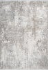 Pierre Cardin Opera 501 Silver High Quality Off White Rug with Abstract Design, full view