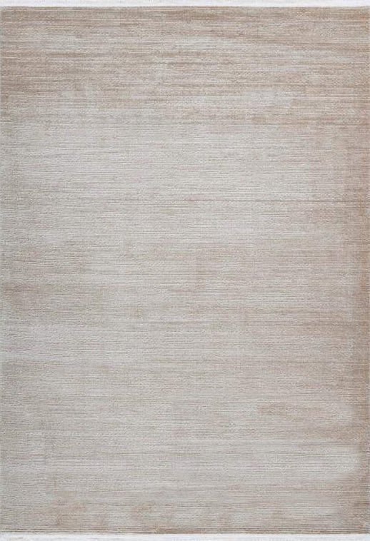 Pierre Cardin Triomphe 501 Beige Plain Rug with Lines, full view