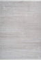 Pierre Cardin Triomphe 501 Silver Plain Rug with Lines, full view