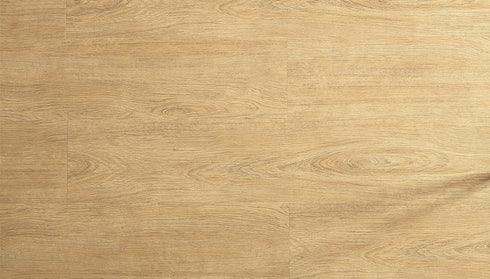 Ornato Tuscany 5.3mm looselay vinyl plank swatch in soft biscuit and wheat toned oak with very subtle grain