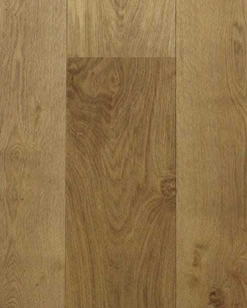 Swish Oak Wideboard Paris Natural Oak engineered oak flooring swatch showing warm golden amber honey oak with smooth even grain