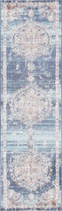 Sydney 6 Medalion Transitional Navy Multi Rug - ADORE RUGS and FLOORING