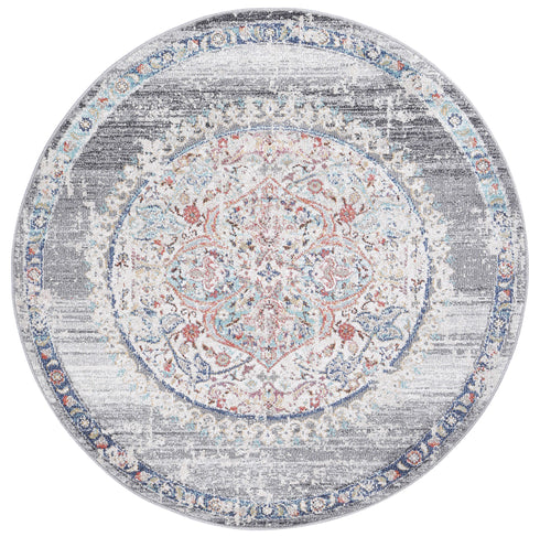 Sydney 6 Medalion Transitional Grey Rug - ADORE RUGS and FLOORING