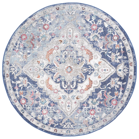 Sydney 5 Transitional Navy Multi Rug - ADORE RUGS and FLOORING