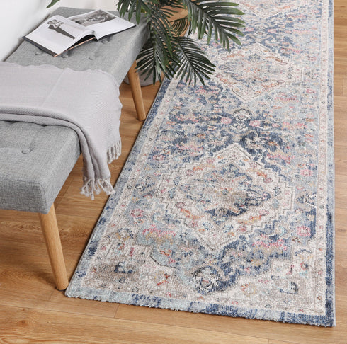 Sydney 5 Transitional Navy Multi Rug - ADORE RUGS and FLOORING