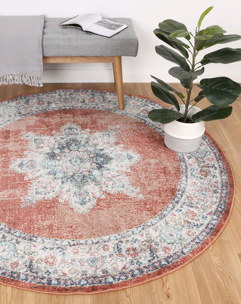 Sydney 4 Transitional Rust Rug - ADORE RUGS and FLOORING