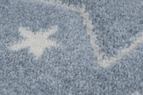 Amigo 329 Blue Stars Kids Rug - ADORE RUGS and FLOORING