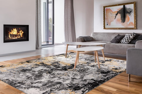 Dark Colour Modern Rug - ADORE RUGS and FLOORING