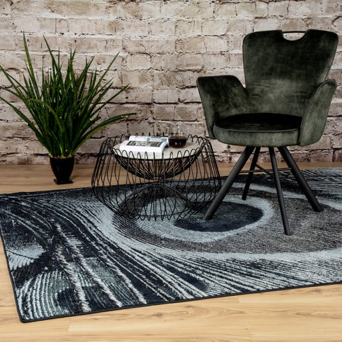 Peacock Print Rug - ADORE RUGS and FLOORING