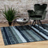 Green Striped Rug - ADORE RUGS and FLOORING