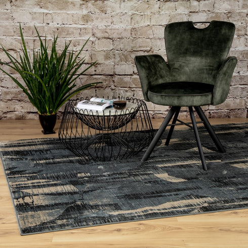 Greta 808 Pet Rug with Curved Pattern - ADORE RUGS and FLOORING