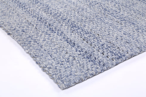 Zayna Chignon Blue Wool Blend Rug - ADORE RUGS and FLOORING