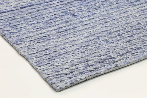 Zayna Cue Blue Wool Blend Rug - ADORE RUGS and FLOORING