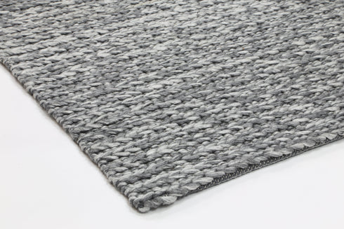 Zayna Cue Charcoal Wool Blend Rug - ADORE RUGS and FLOORING