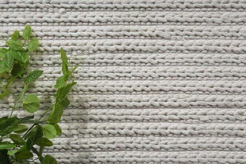 Zayna Cue White Wool Blend Rug - ADORE RUGS and FLOORING