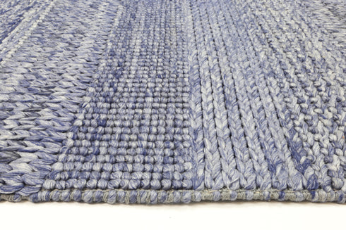 Zayna Grace Blue Wool Blend Rug - ADORE RUGS and FLOORING