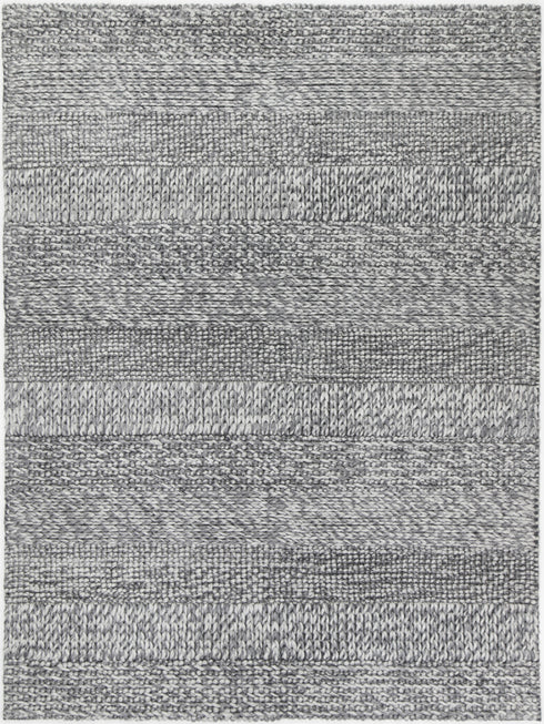 Zayna Grace Charcoal Wool Blend Rug - ADORE RUGS and FLOORING