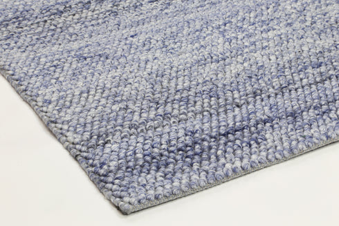 Zayna Loopy Blue Wool Blend Rug - ADORE RUGS and FLOORING