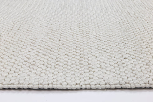 Zayna Loopy White Wool Blend Rug - ADORE RUGS and FLOORING